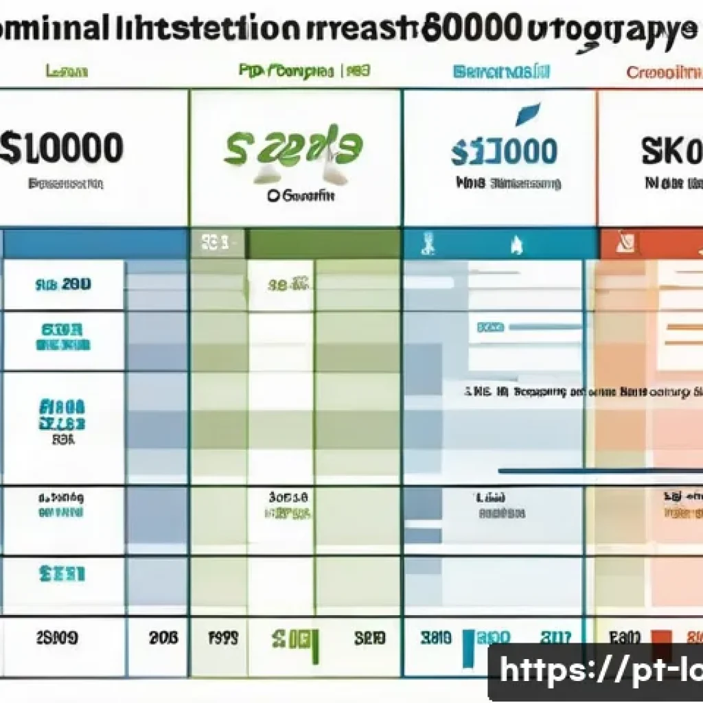소액 대출 이자 계산법 - A detailed infographic-style image showing a comparison between simple and compound interest for sma...